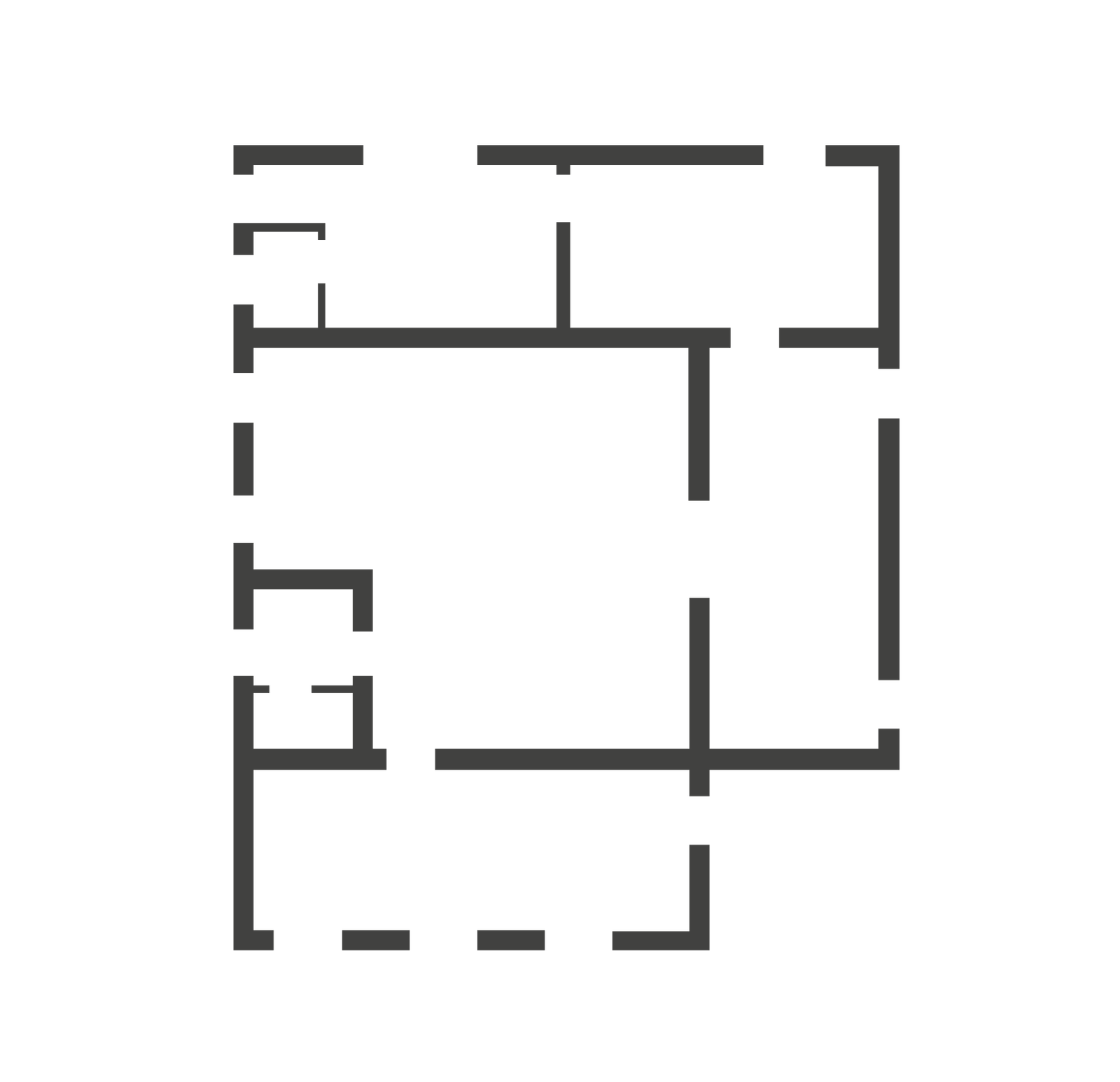 Illustrative architectural floor plan